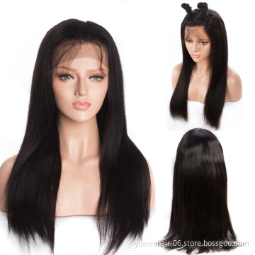 Cheap Wholesale Hair Wigs Human Lace Front Closure Body Wave Full Virgin Brazilian Cuticle Aligned Lace Closure Human Hair Wig